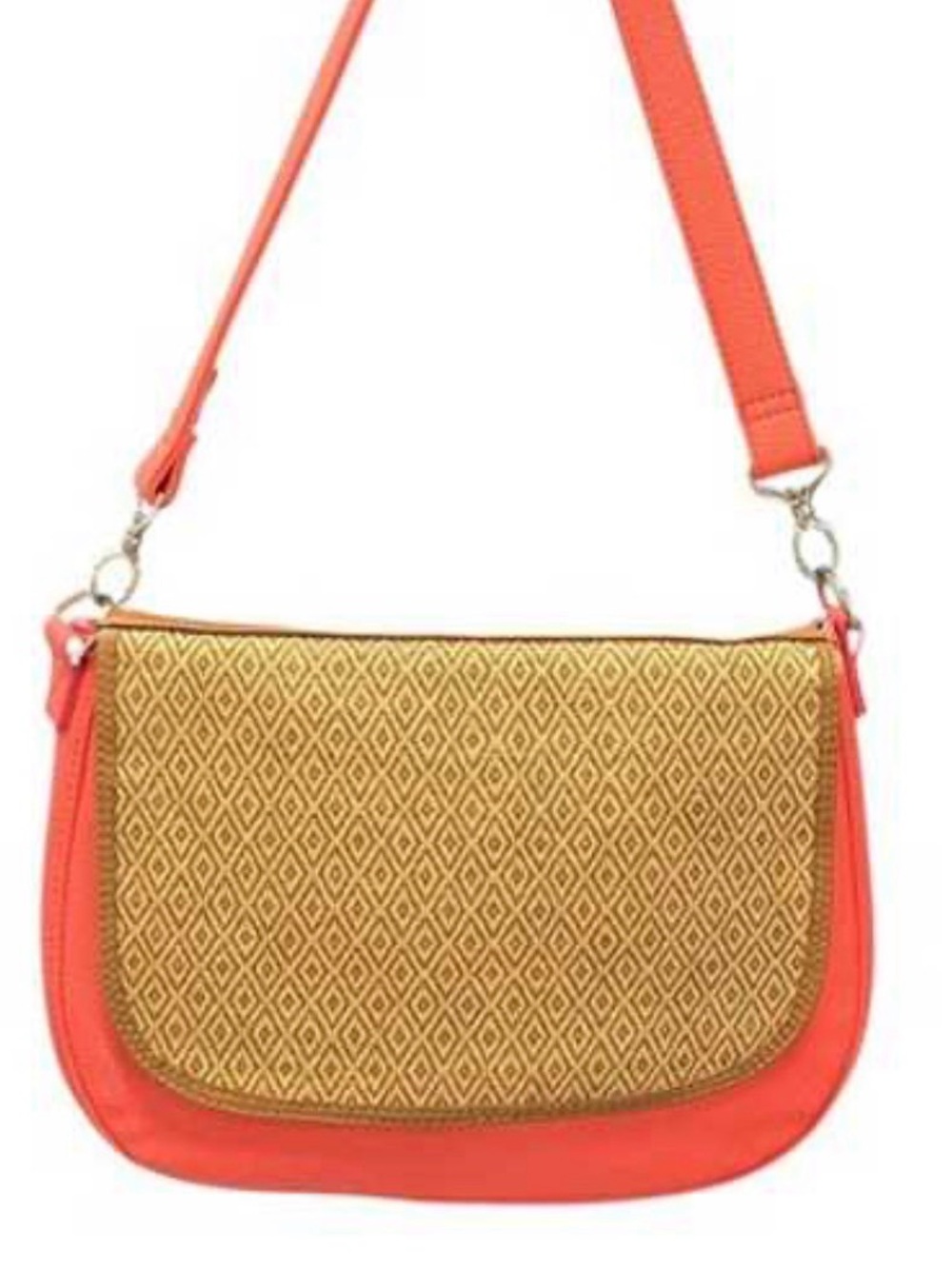 NWT Thirty-one studio classic Calypso Coral Pebble with shoulder strap  n6